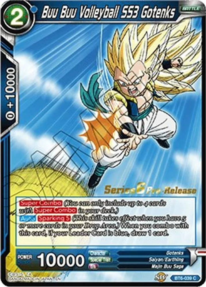 Buu Buu Volleyball SS3 Gotenks (Pre-Release)