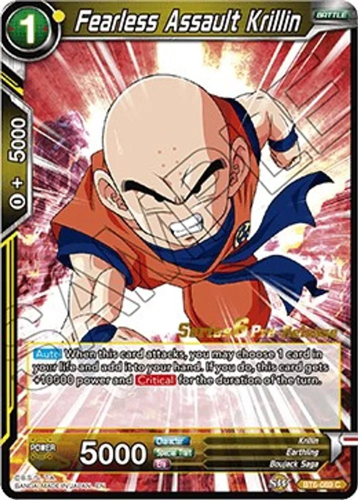 Fearless Assault Krillin (Pre-Release)