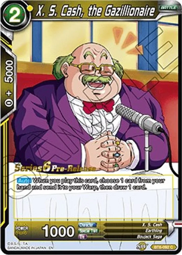 X. S. Cash, the Gazillionaire (Pre-Release)