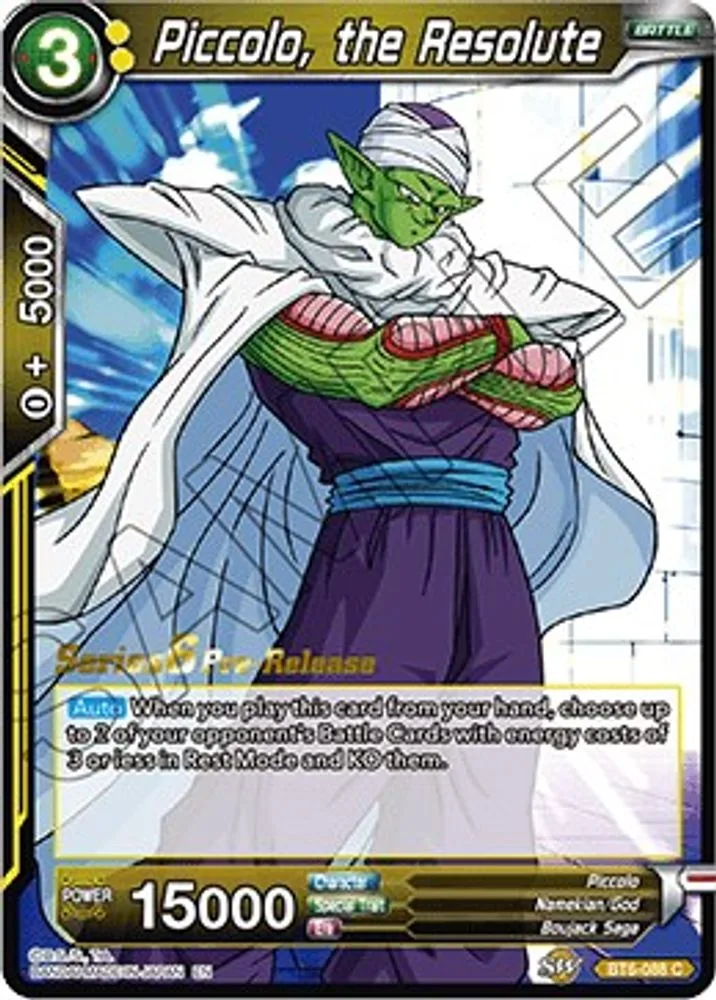 Piccolo, the Resolute (Pre-Release)