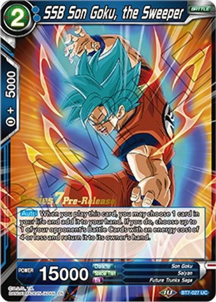 SSB Son Goku, the Sweeper (Pre-Release)