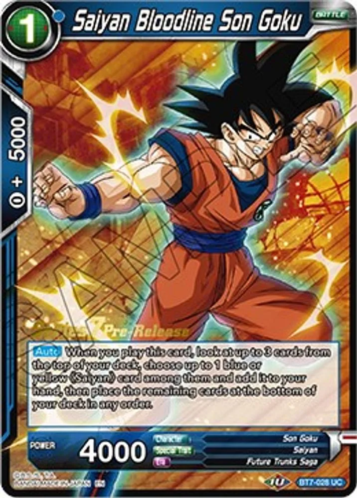 Saiyan Bloodline Son Goku (Pre-Release)