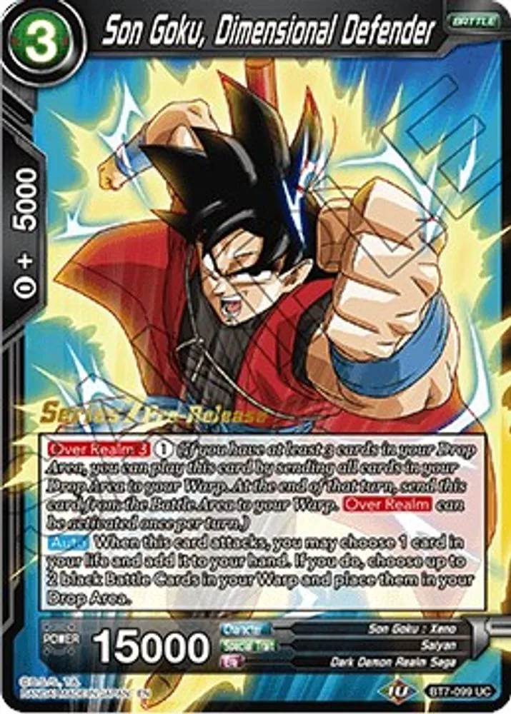 Son Goku, Dimensional Defender (Pre-Release)