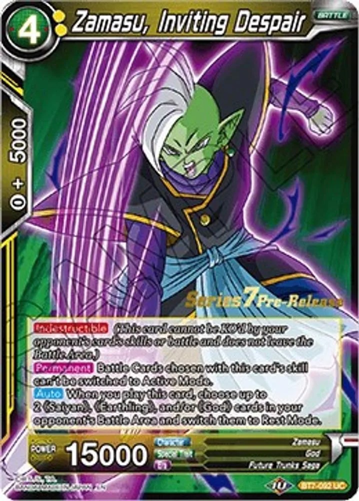 Zamasu, Inviting Despair (Pre-Release)