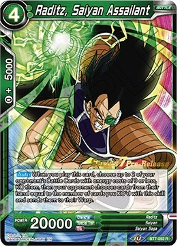 Raditz, Saiyan Assailant (Pre-Release)