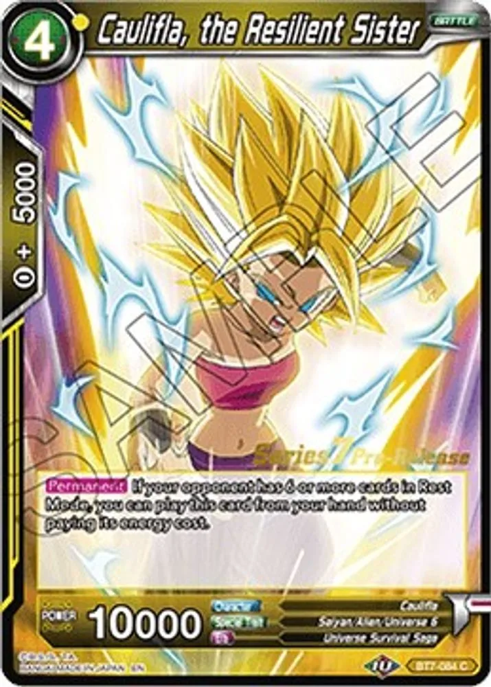 Caulifla, the Resilient Sister (Pre-Release)