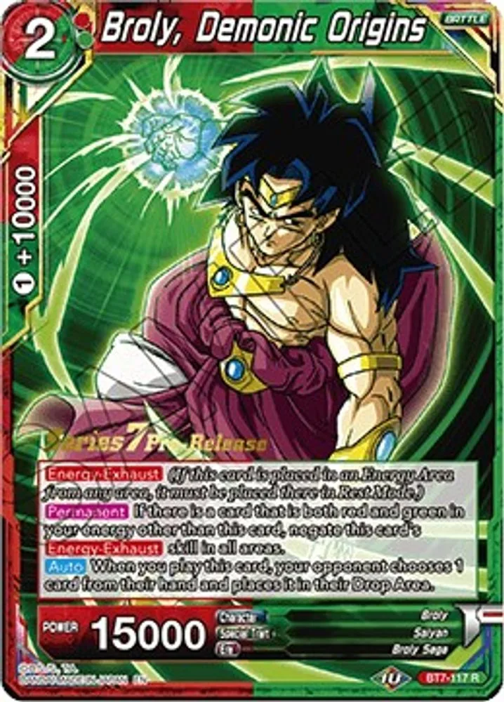 Broly, Demonic Origins (Pre-Release)