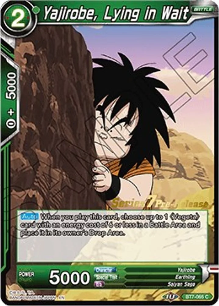 Yajirobe, Lying in Wait (Pre-Release)