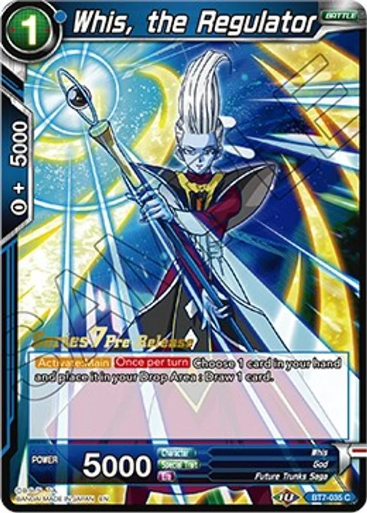 Whis, the Regulator (Pre-Release)