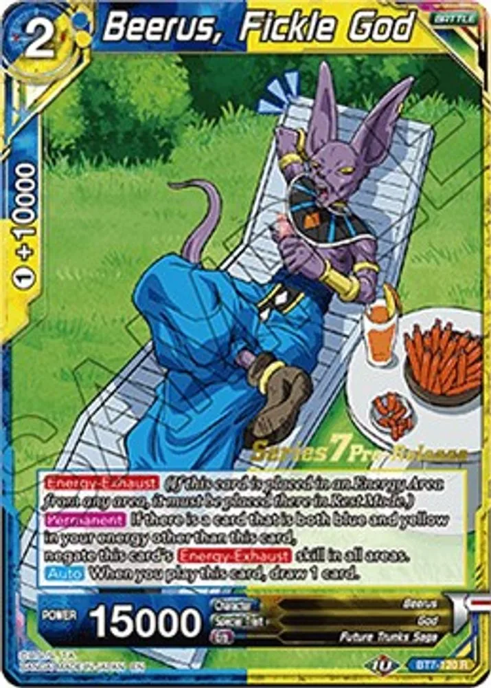 Beerus, Fickle God (Pre-Release)