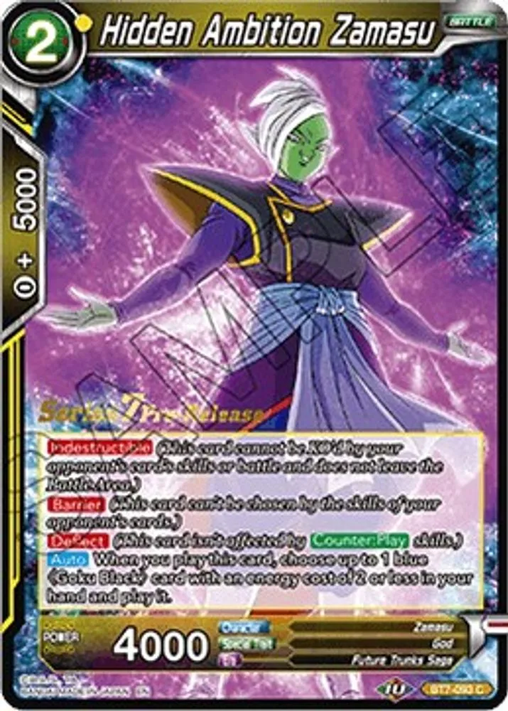 Hidden Ambition Zamasu (Pre-Release)