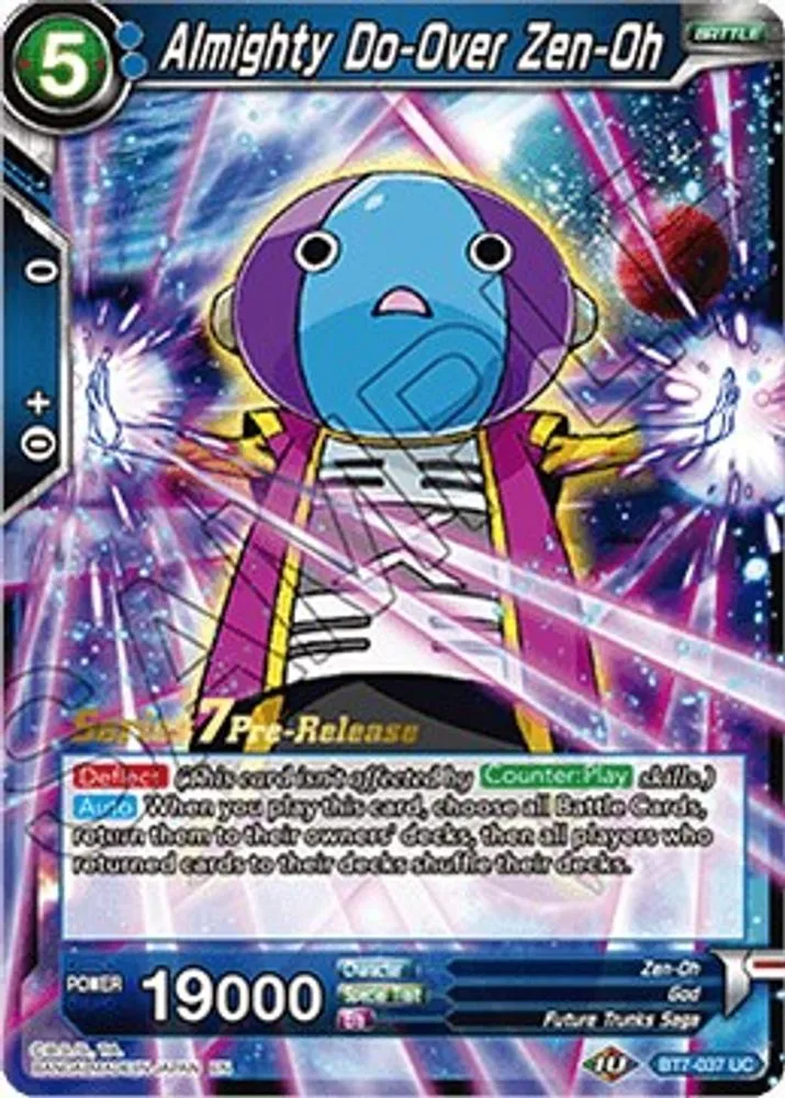 Almighty Do-Over Zen-Oh (Pre-Release)