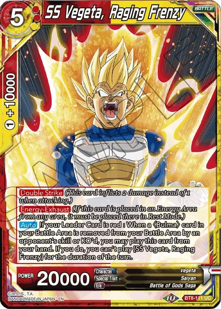 SS Vegeta, Raging Frenzy