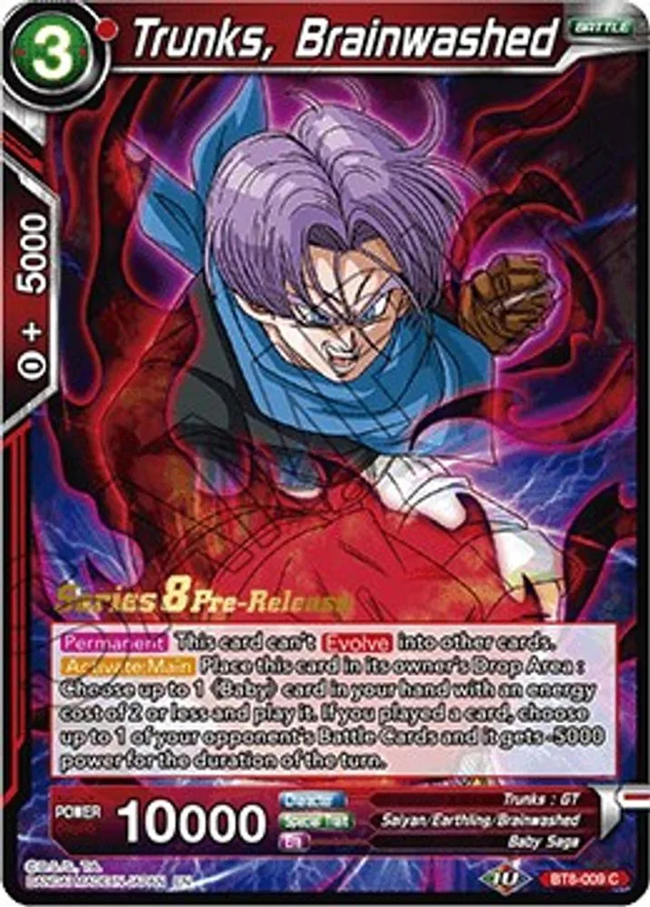 Trunks, Brainwashed (Pre-Release)