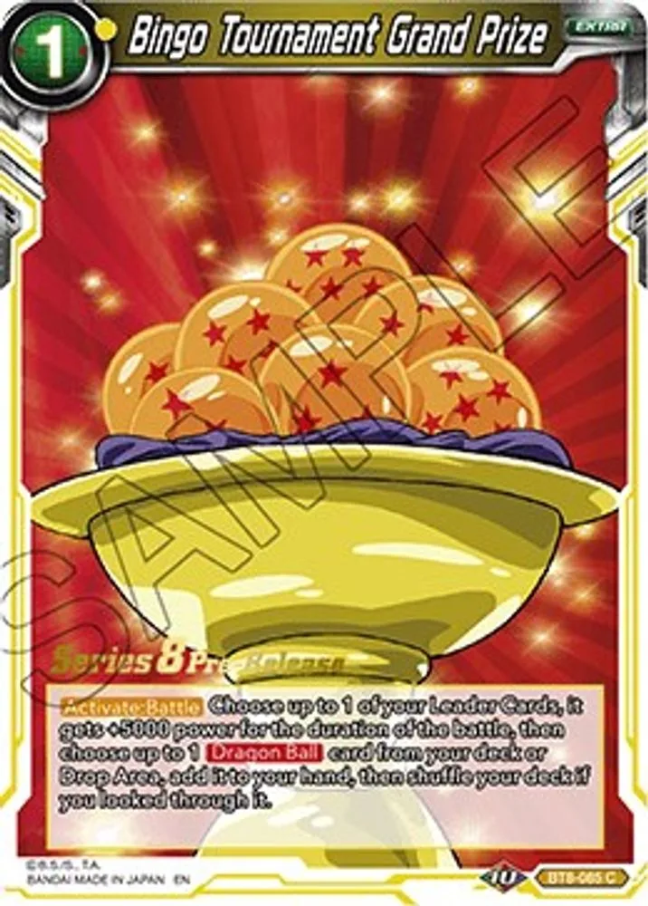 Bingo Tournament Grand Prize (Pre-Release)