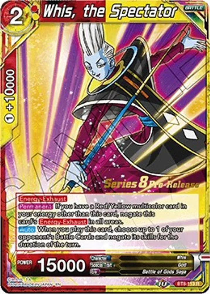 Whis, the Spectator (Pre-Release)