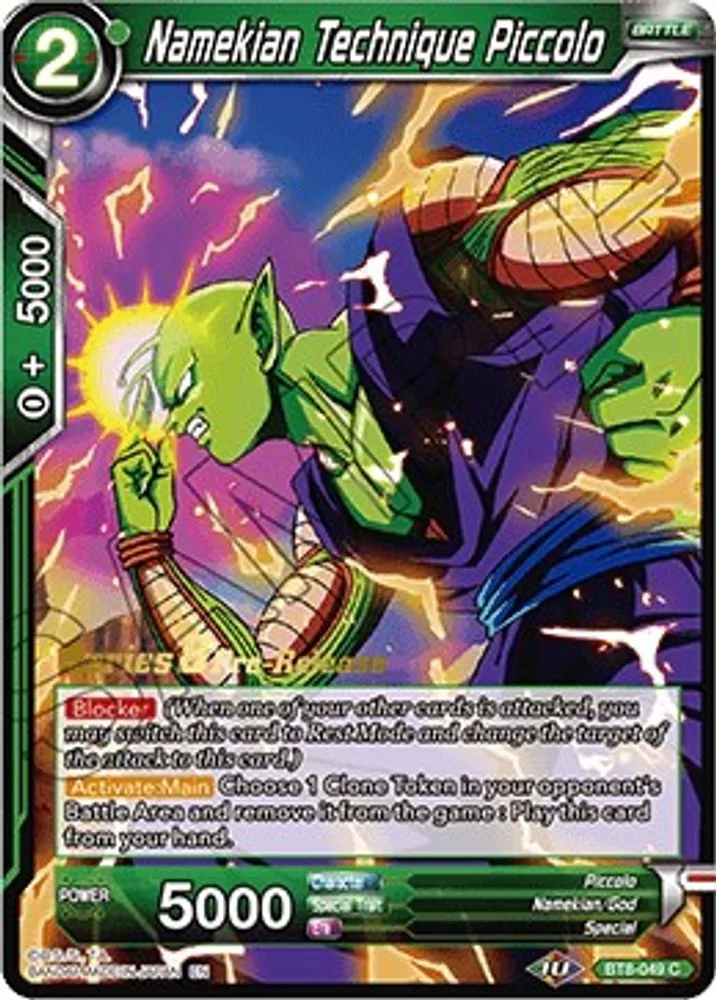 Namekian Technique Piccolo (Pre-Release)