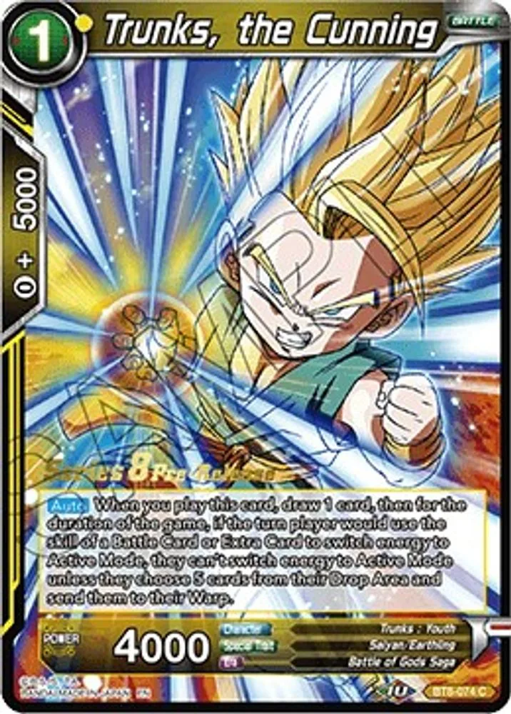Trunks, the Cunning (Pre-Release)