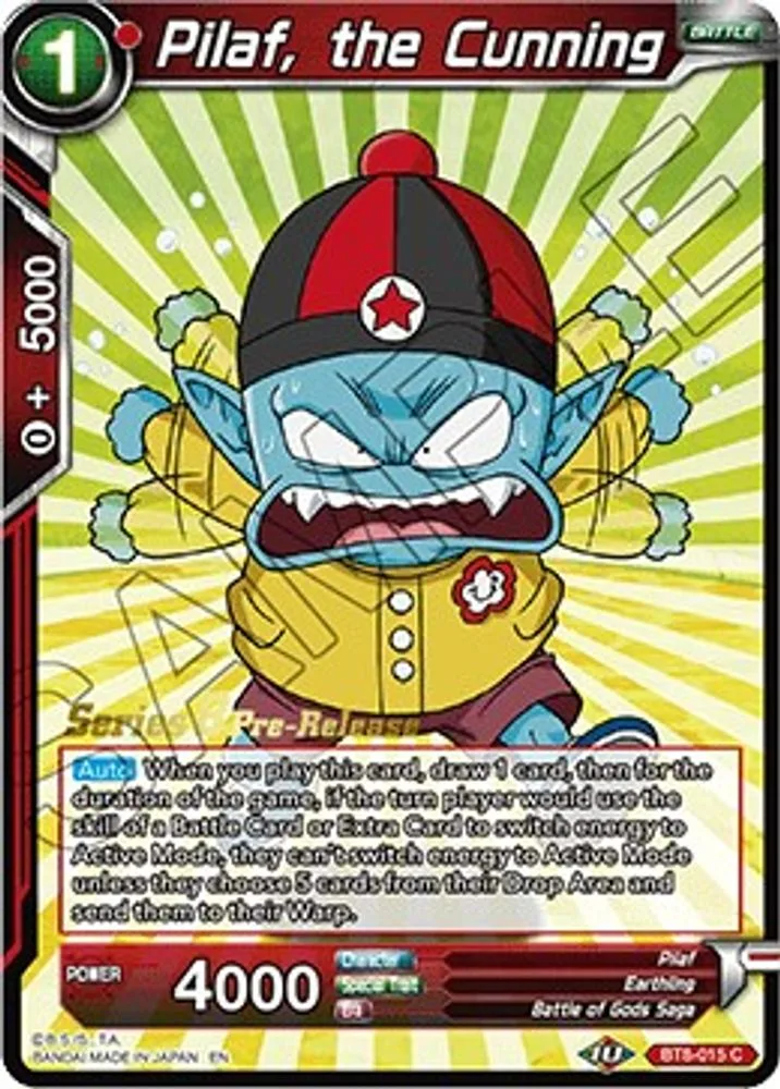 Pilaf, the Cunning (Pre-Release)