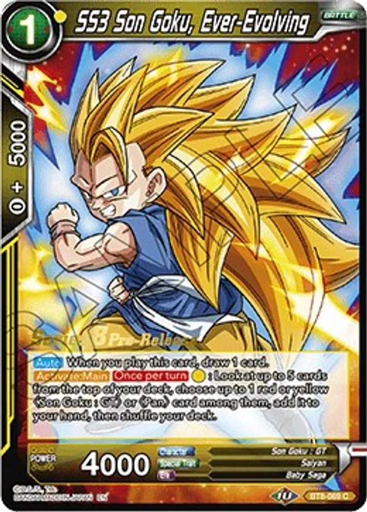 SS3 Son Goku, Ever-Evolving (Pre-Release)
