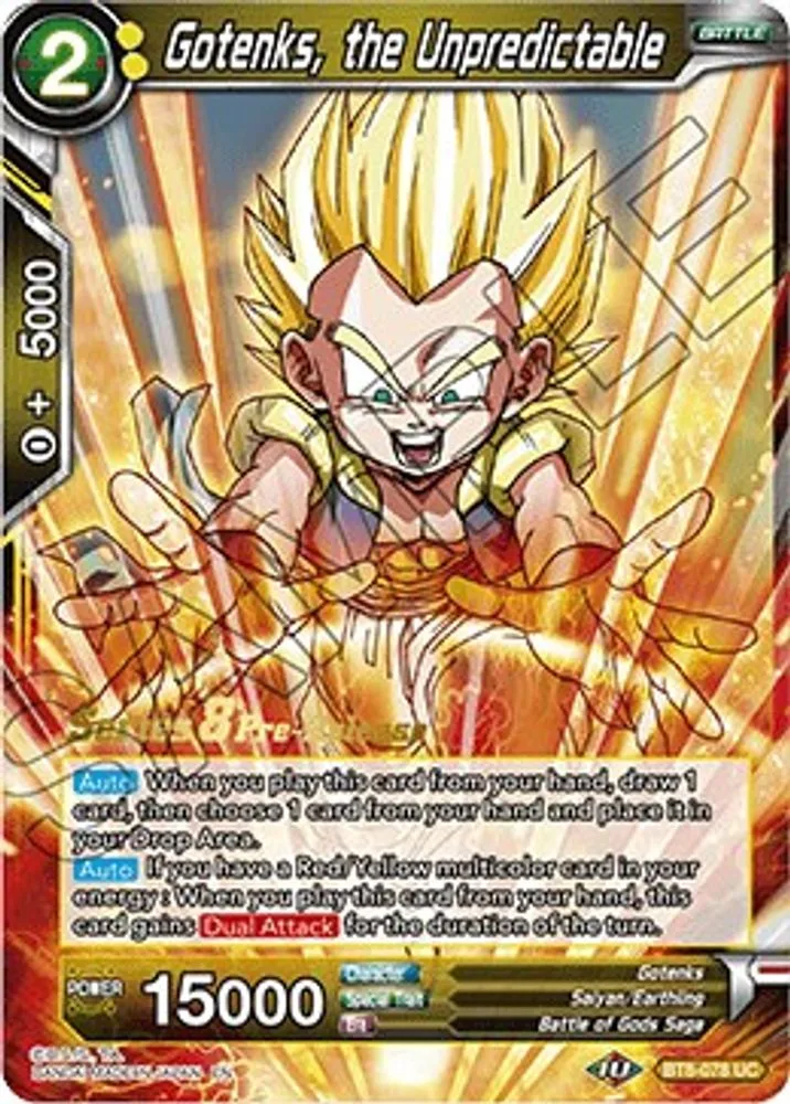 Gotenks, the Unpredictable (Pre-Release)