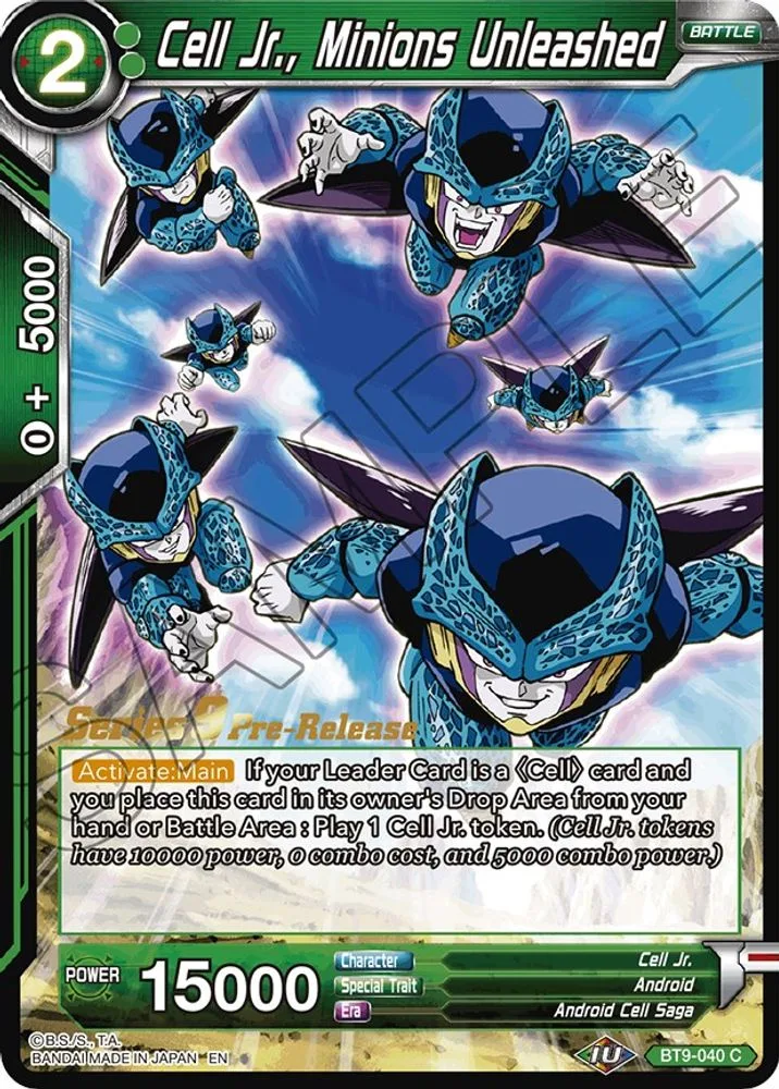 Cell Jr., Minions Unleashed (Pre-Release)
