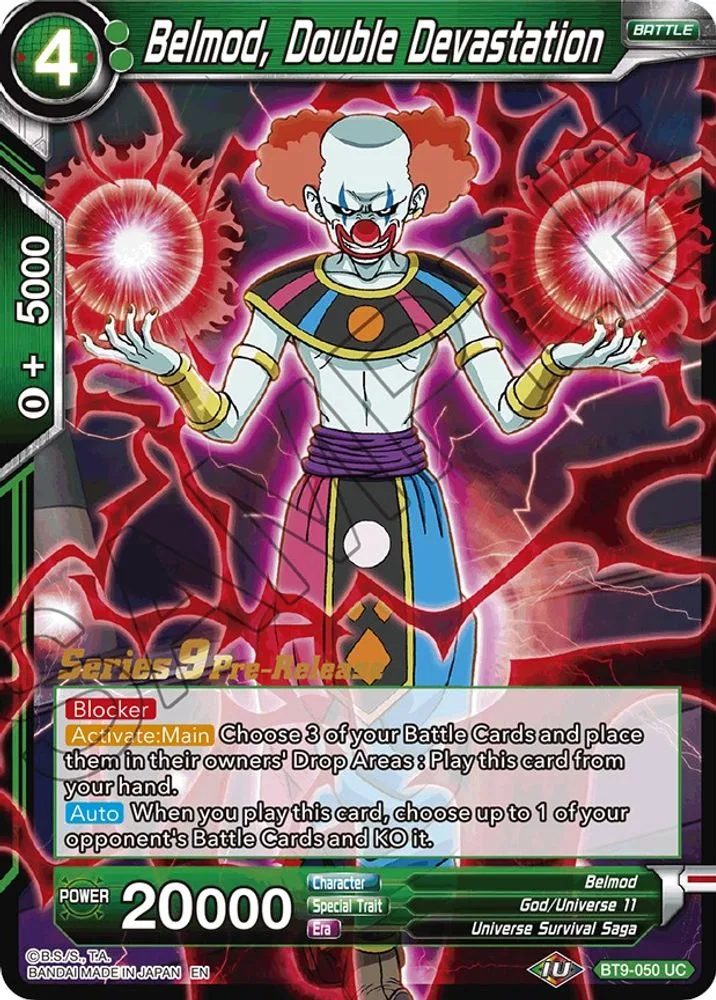 Belmod, Double Devastation (Pre-Release)