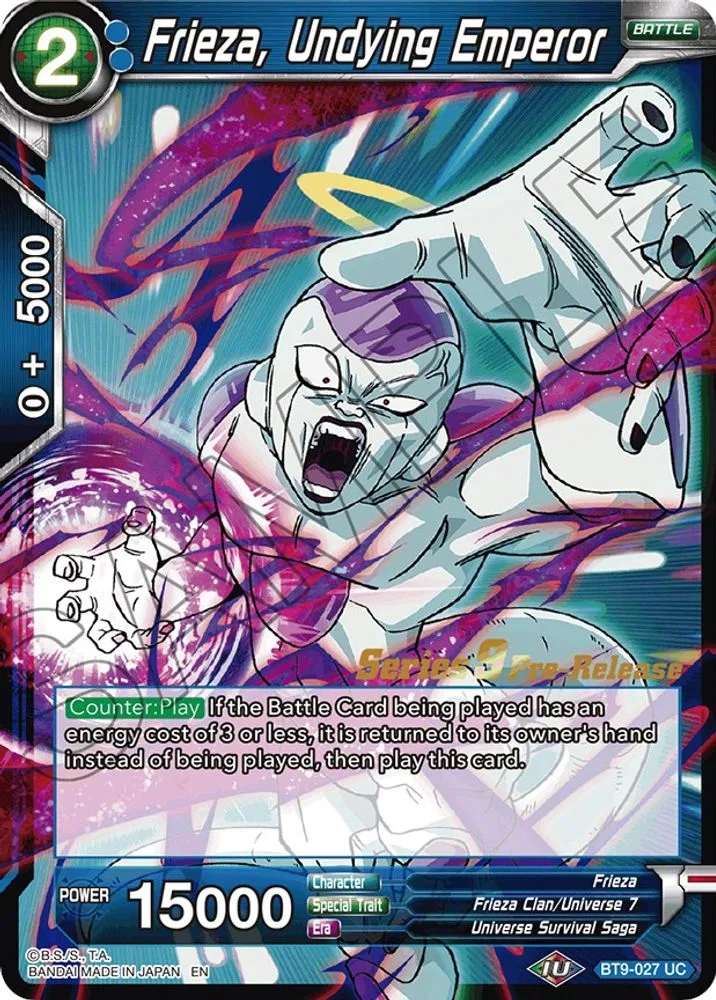 Frieza, Undying Emperor (Pre-Release)