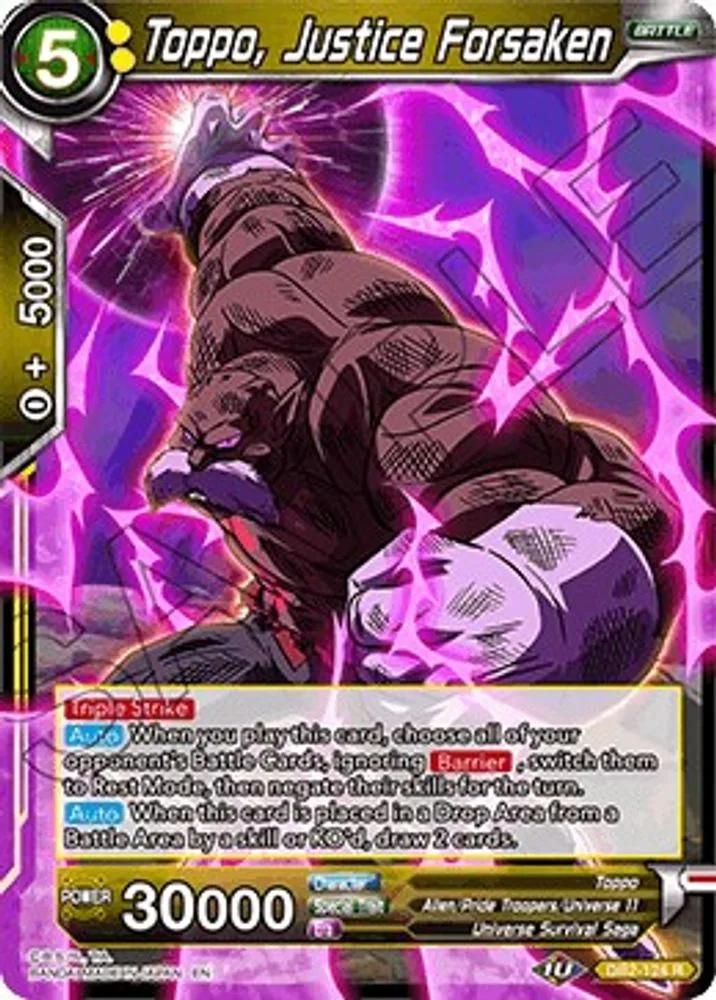 Toppo, Justice Forsaken