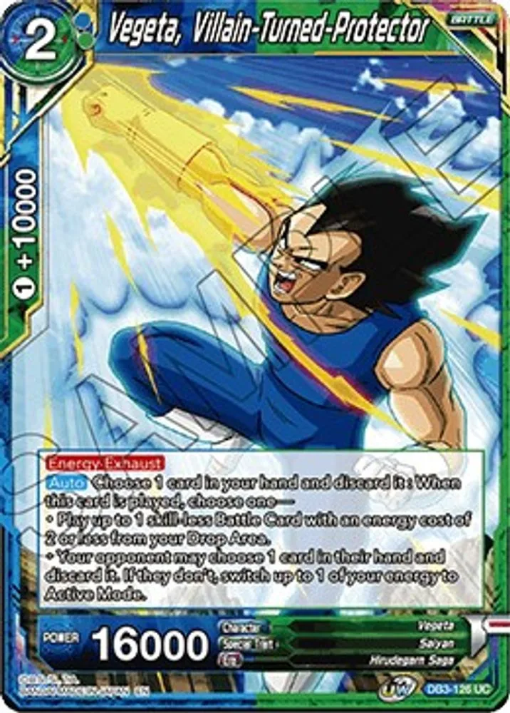 Vegeta, Villain-Turned-Protector