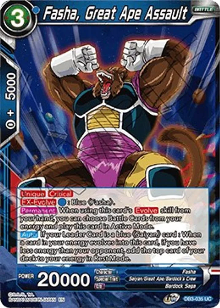 Fasha, Great Ape Assault