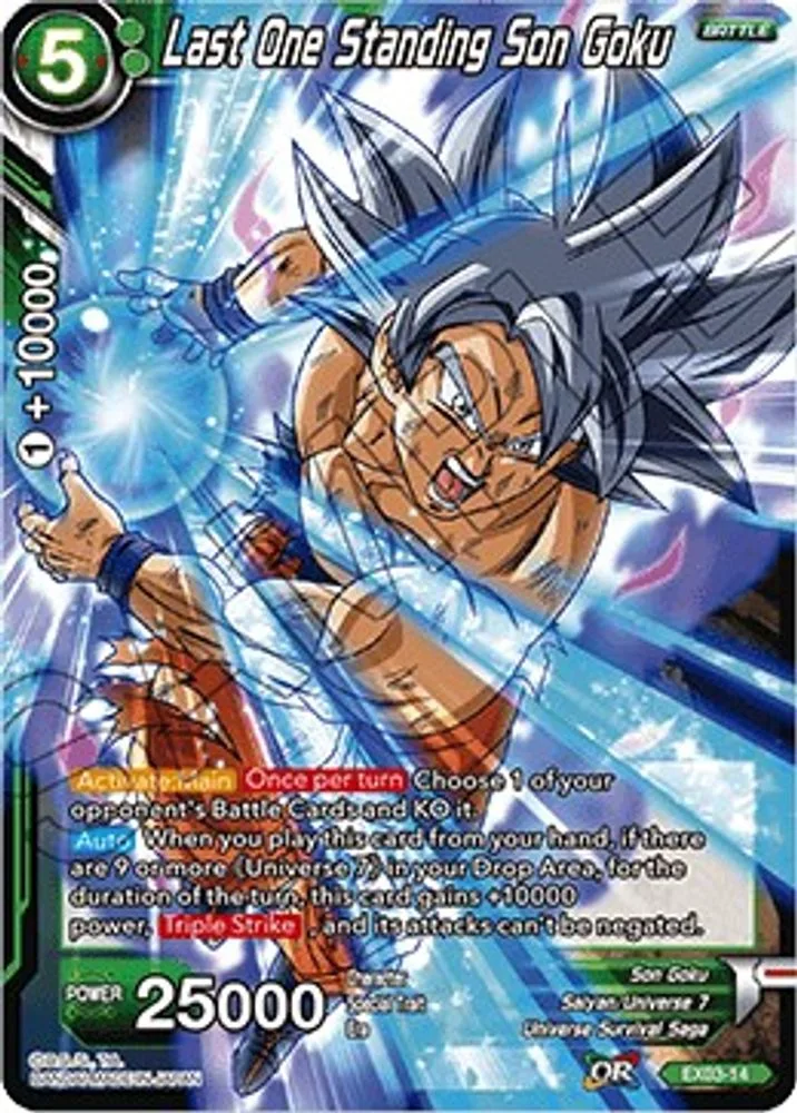 Last One Standing Son Goku