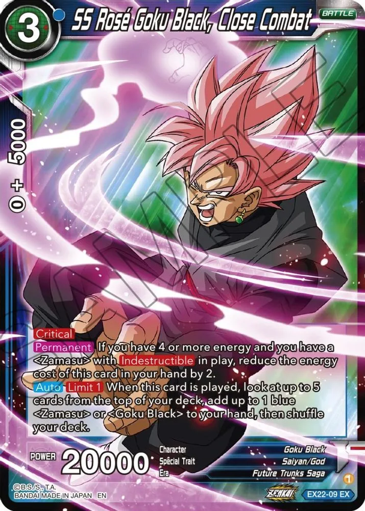 SS Rose Goku Black, Close Combat