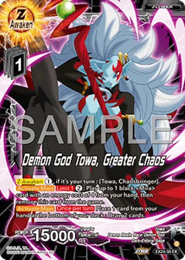 Demon God Towa, Emergence of Greater Chaos