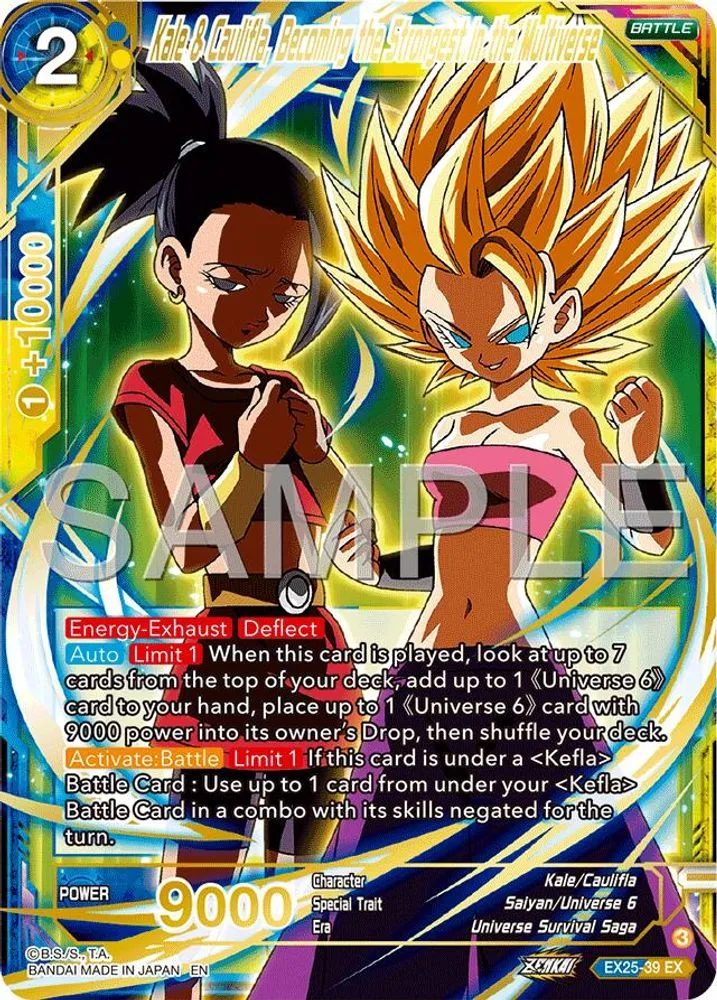 Kale & Caulifla, Becoming the Strongest in the Multiverse
