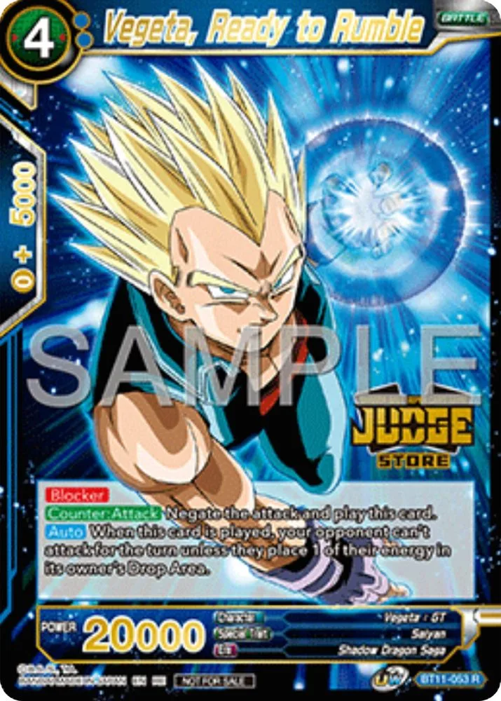Vegeta, Ready to Rumble (Judge Pack Vol.17 · Store)