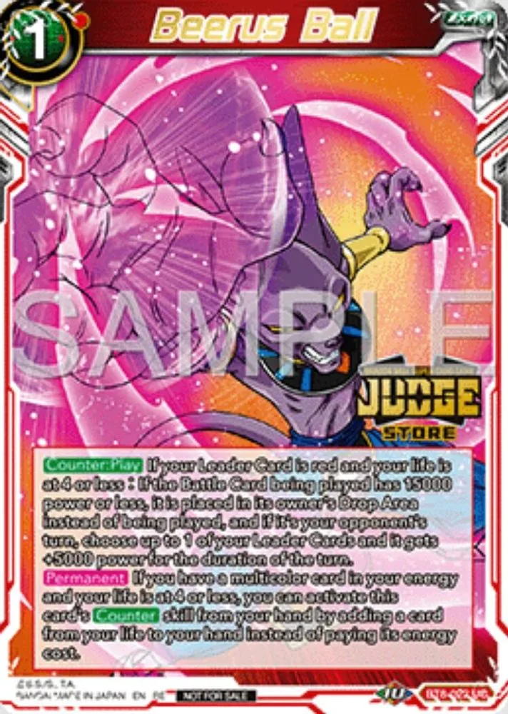 Beerus Ball (Judge Pack Vol.16 · Store)