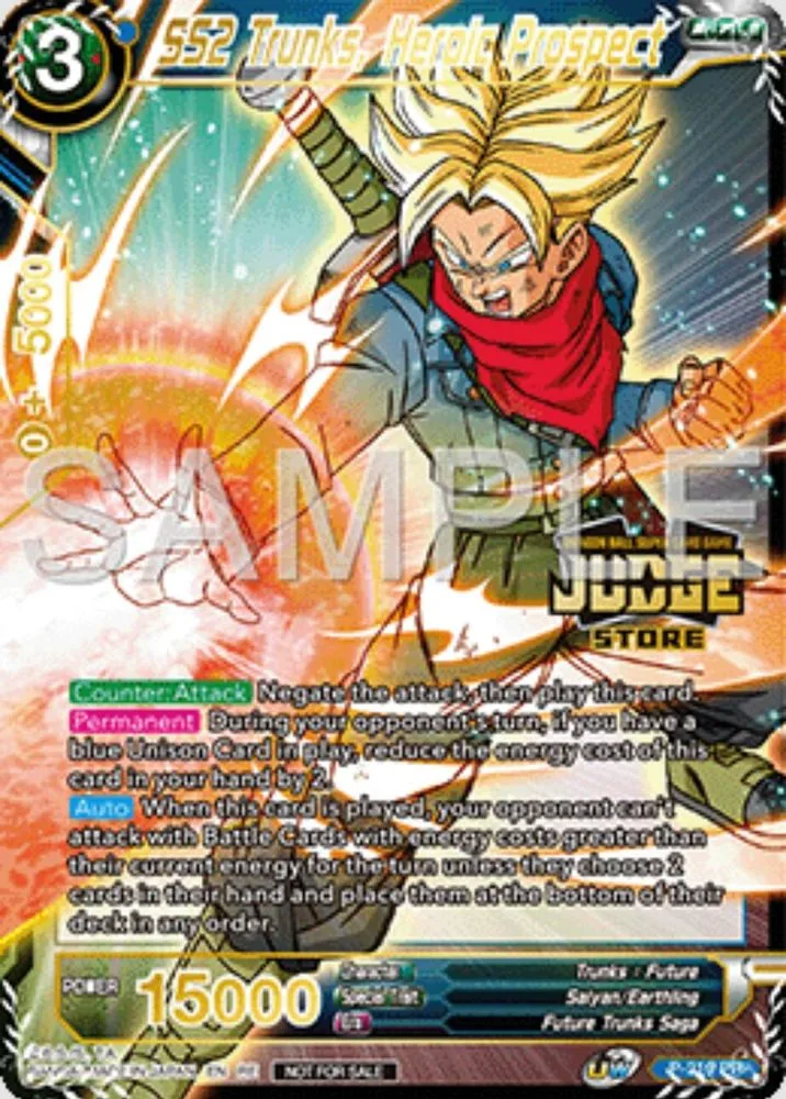 SS2 Trunks, Heroic Prospect (Judge Pack Vol.16 · Store)
