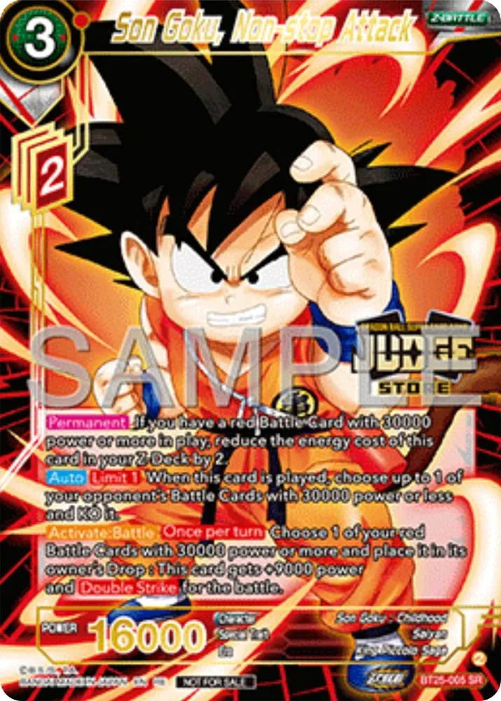 Son Goku, Non-stop Attack (Judge Pack Vol.17 · Store)