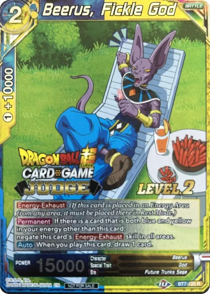 Beerus, Fickle God (Gen Con 2019) (Level 2)