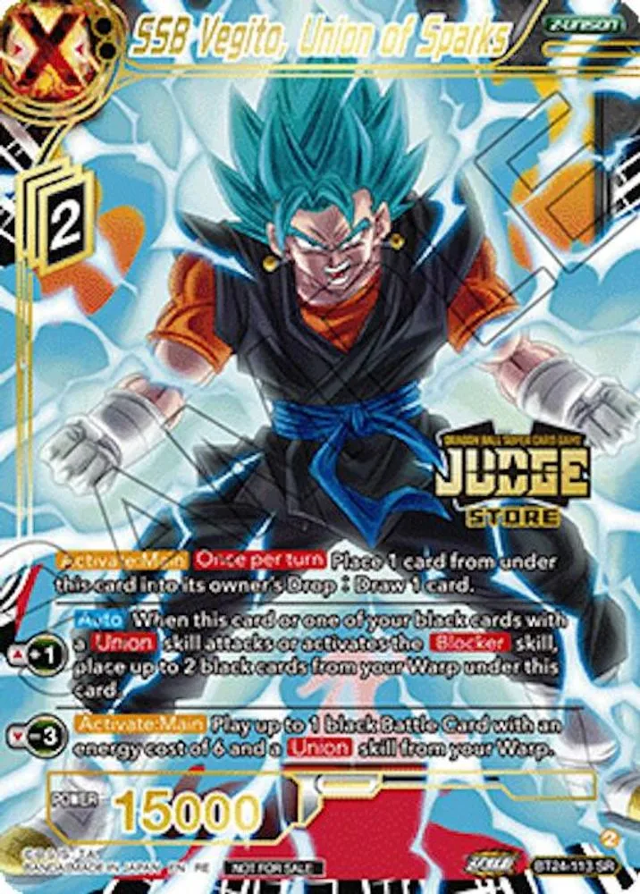 SSB Vegito, Union of Sparks (Judge Pack Vol.18 · Store)