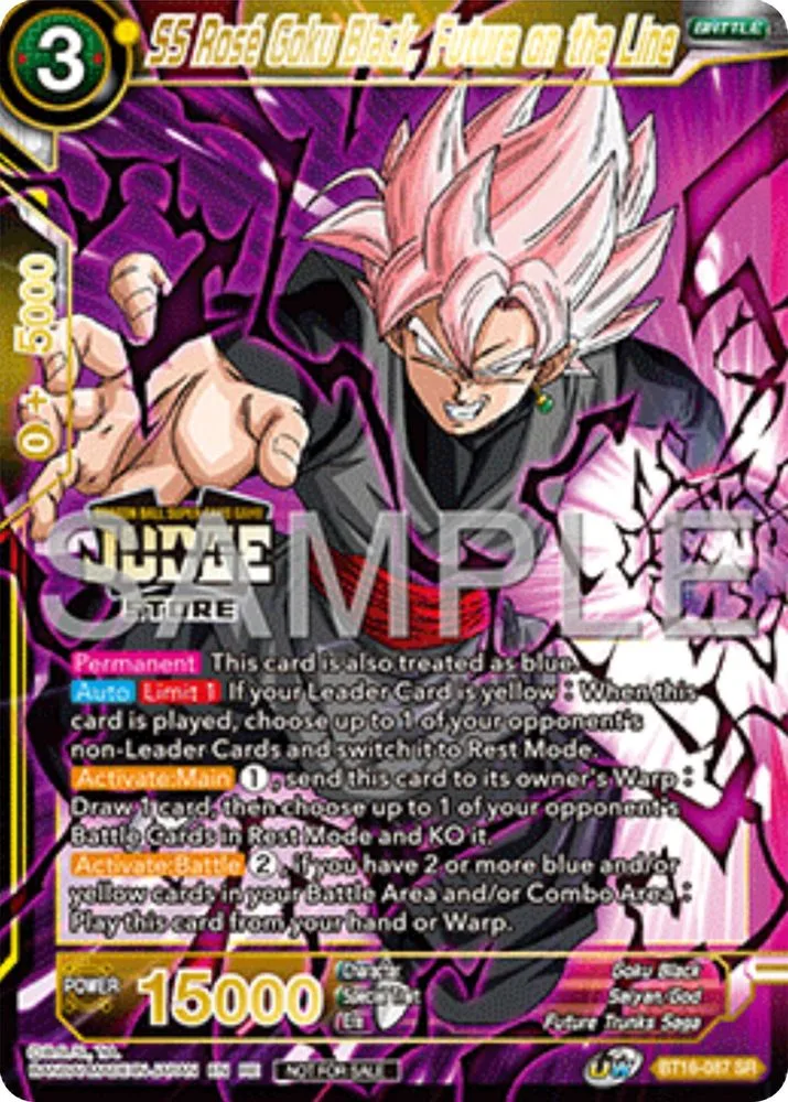 SS Rose Goku Black, Future on the Line (Judge Pack Vol.17 · Store)