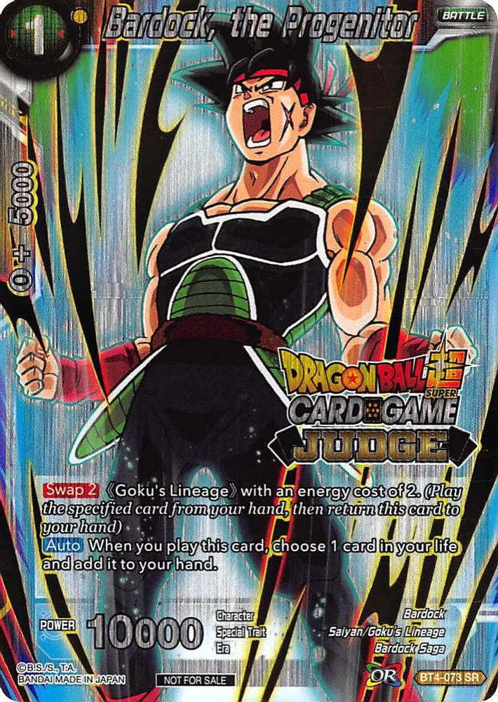 Bardock, the Progenitor