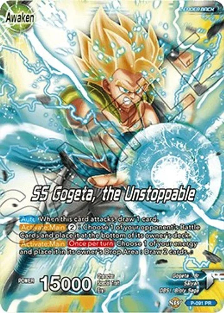 Gogeta // SS Gogeta, the Unstoppable (Broly Pack Vol. 1)