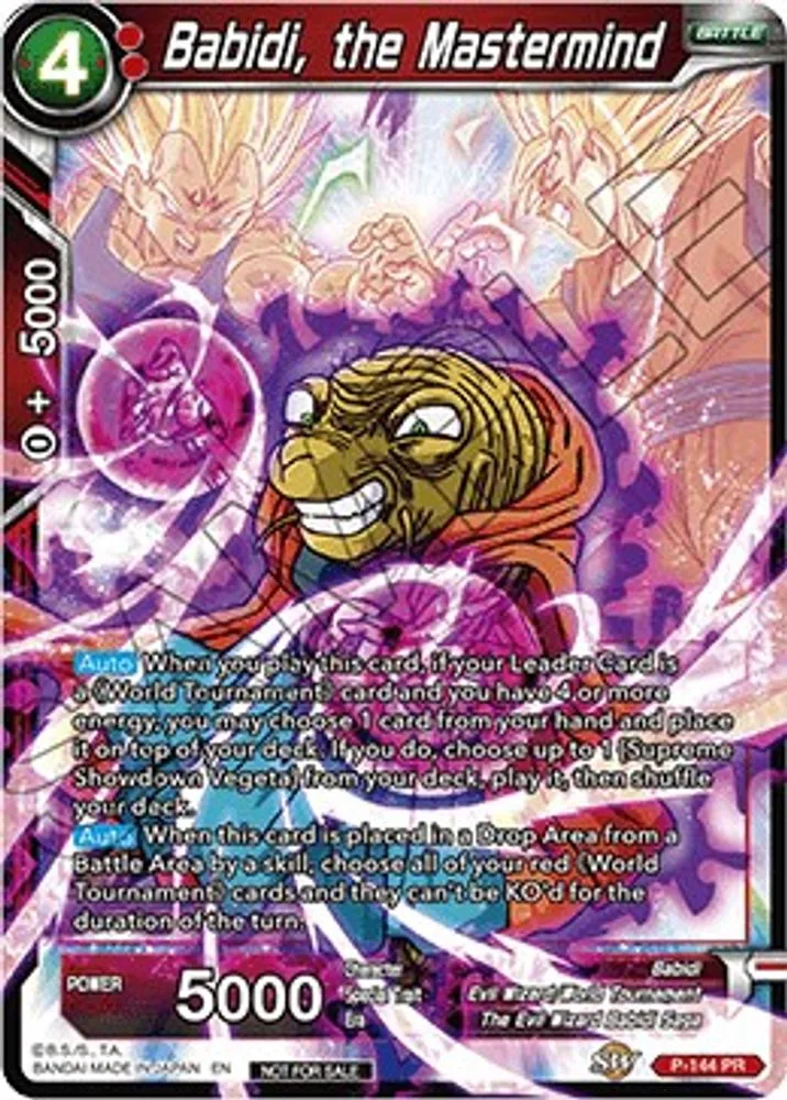 Babidi, the Mastermind (Power Booster)