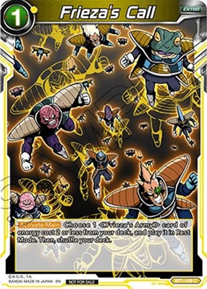 Frieza's Call (Event Pack 3 - 2019)