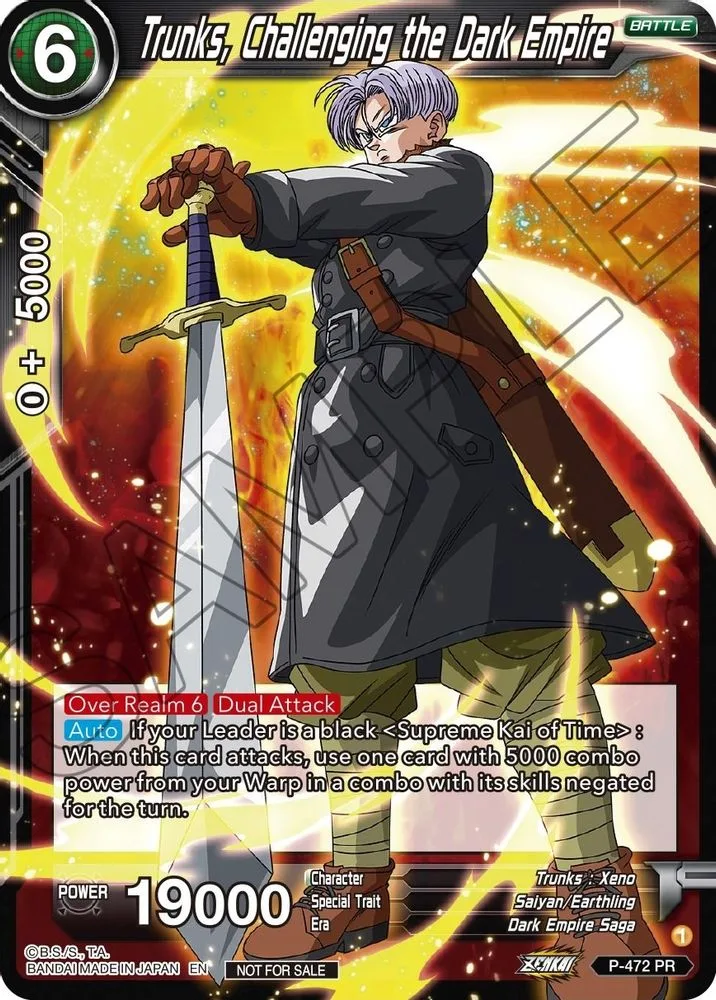 Trunks, Challenging the Dark Empire (Z03 Dash Pack)