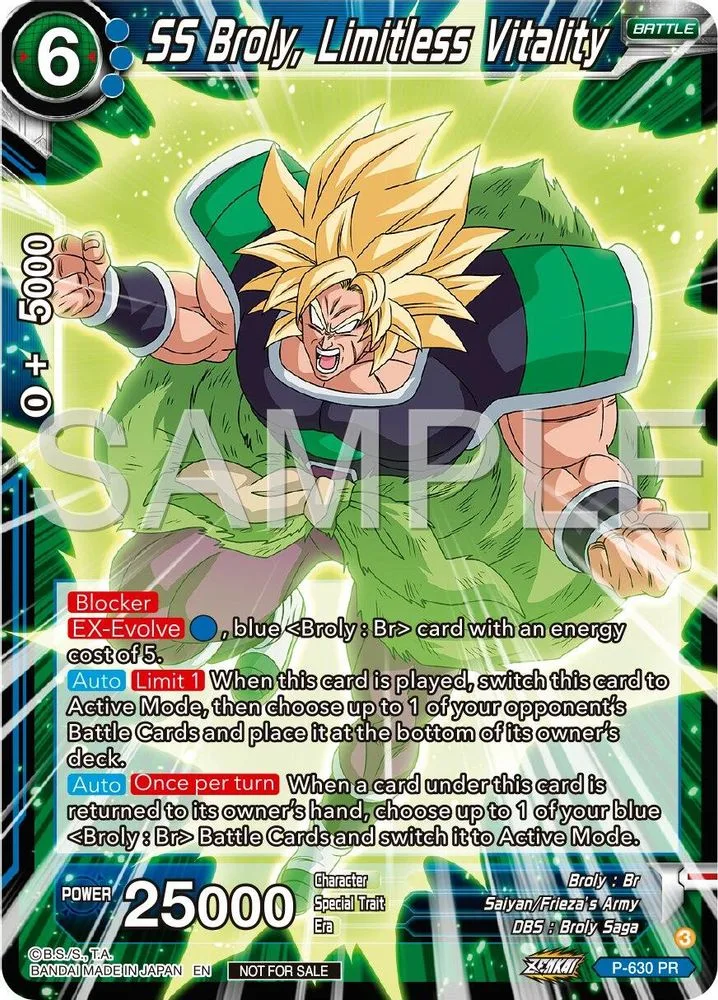 SS Broly, Limitless Vitality (Zenkai Series Tournament Pack Vol.9)