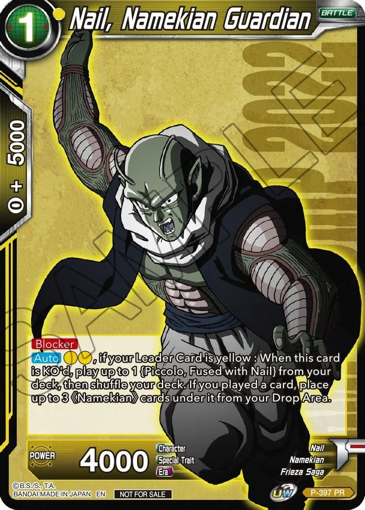 Nail, Namekian Guardian (Championship Pack 2022 Vol.1)