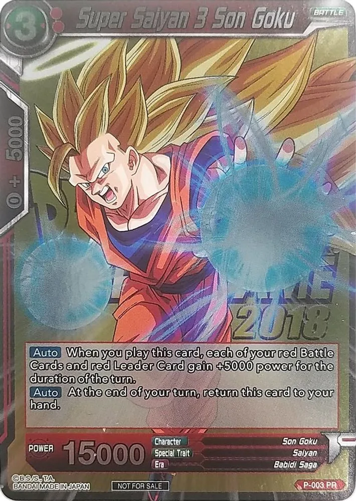 Super Saiyan 3 Son Goku (Metallic Foil · Event Pack 2018)